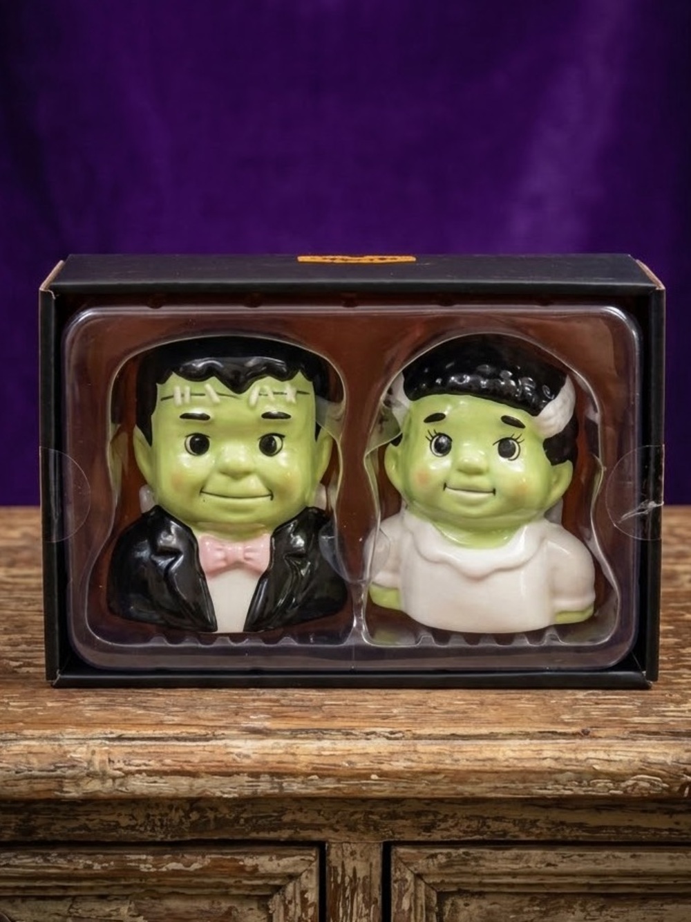 Frankenstein Couple Salt & Pepper Shakers